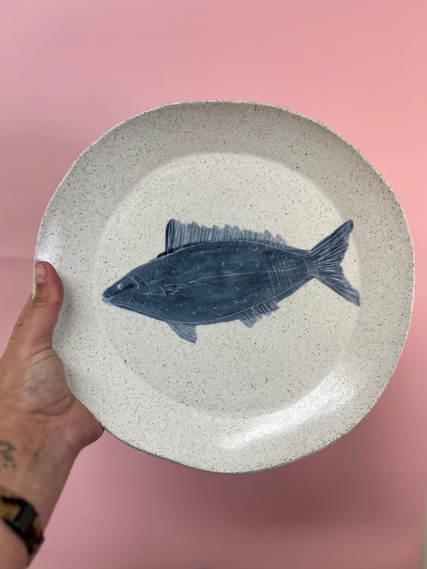 Fish plate - big fish