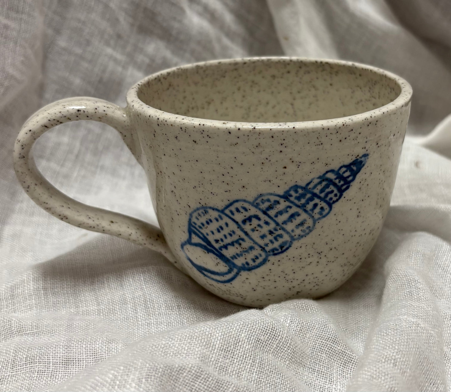 Shell mug - blue