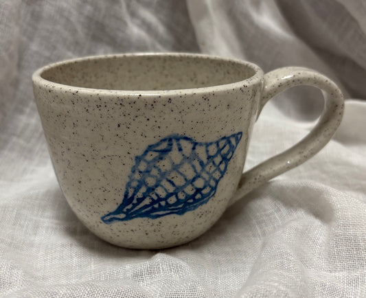 Shell mug - blue